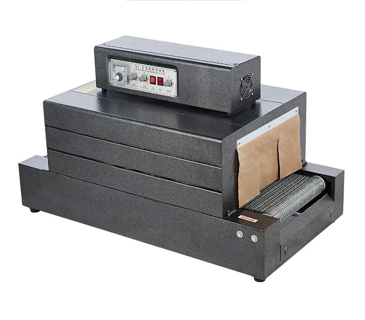 Mini plastic bag pack wrap shrink packing machine