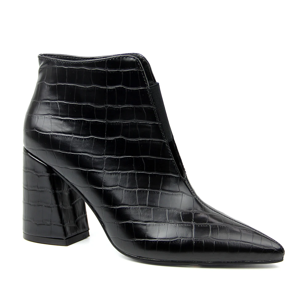 Женские Эластичные Ботинки на каблуке, хит продаж 2021