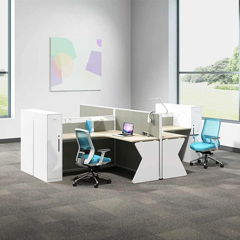 office building material partition wall panels modular call center screen  Acoustic workstation