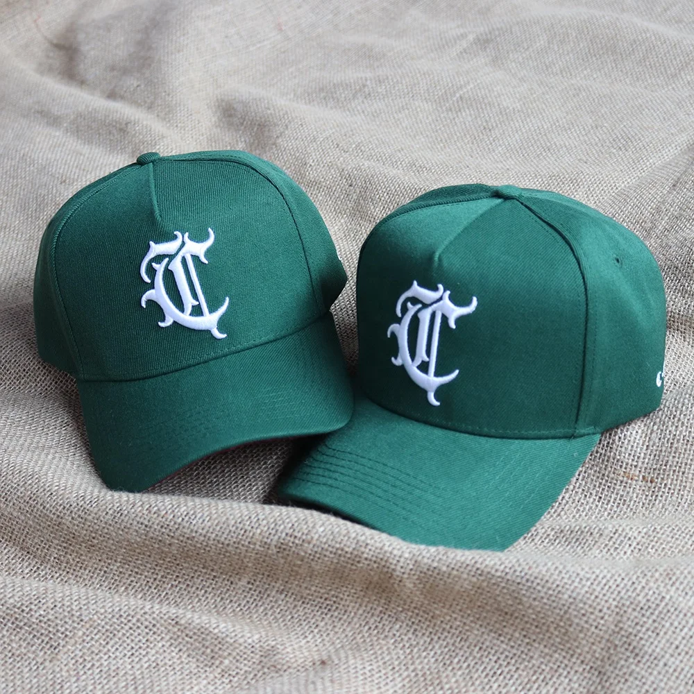Custom caps 5 Panel 3D Embroidery Logo cotton twill Mens Dad Hat Curved Brim red Underbrim Baseball Cap sports caps waterproof