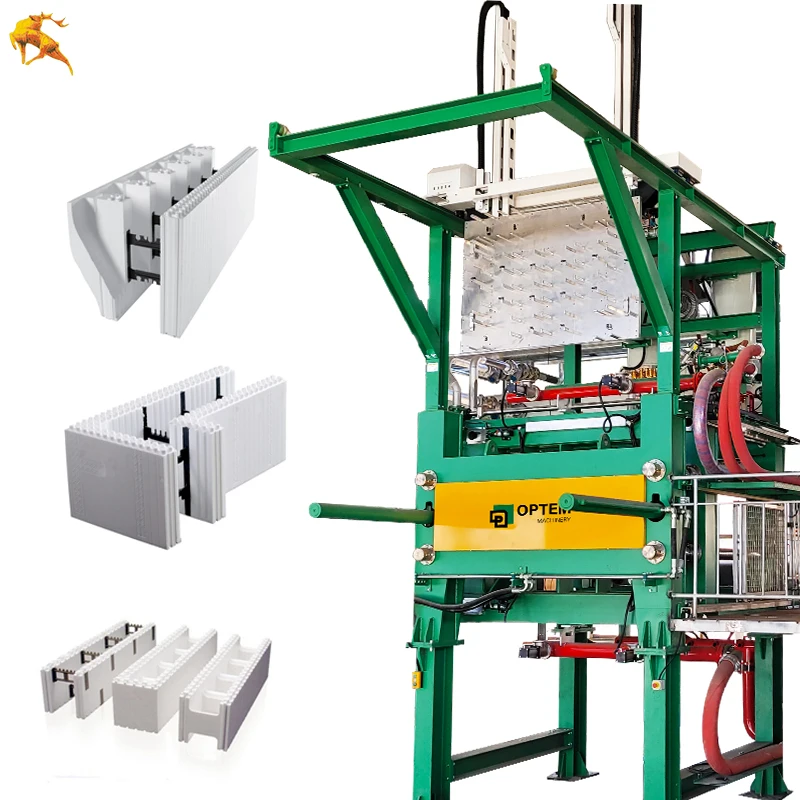 Robotic arm EPS molding ICF block production machines Icf EPS Brick MOlding Machine ICF production line plant