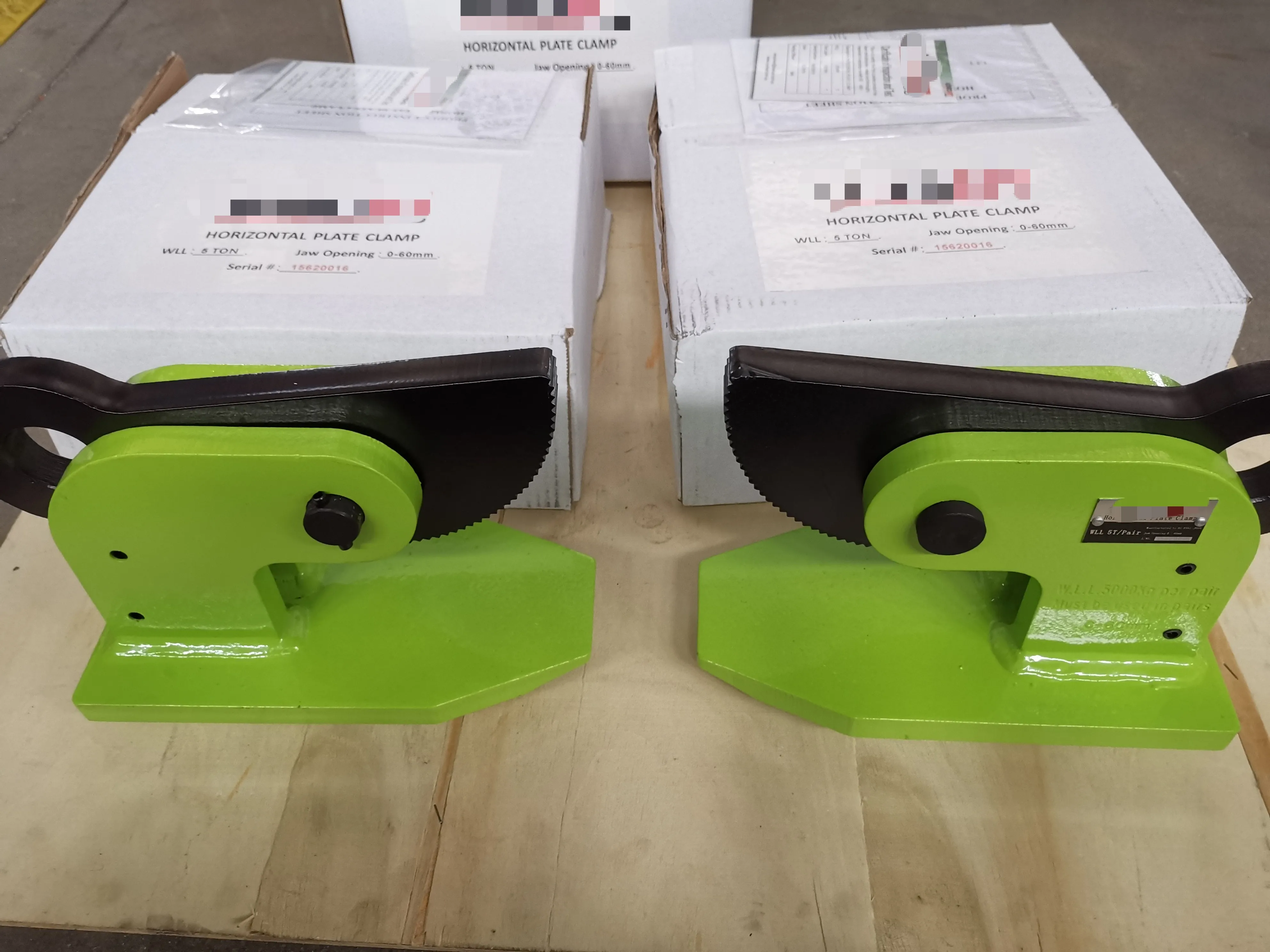 Z2LIFTING Horizontal steel plate clamps Lifting clamps 1.5T-5T