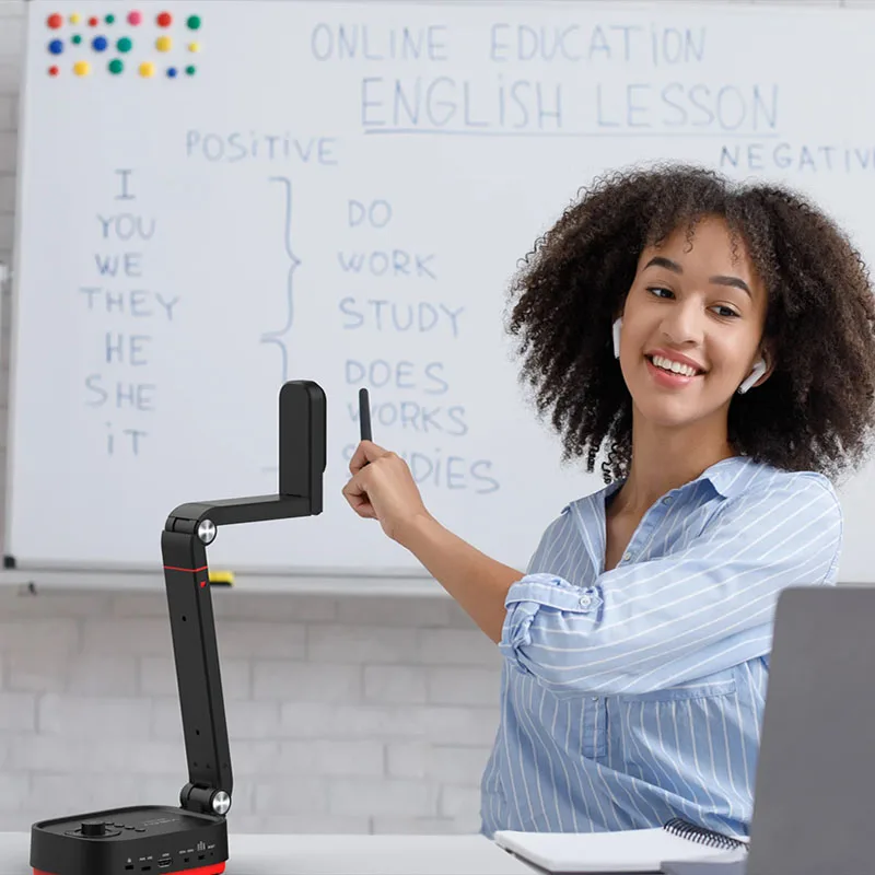 IKINOR Education Equipment Portable Digital Document Camera Visualizer 4K