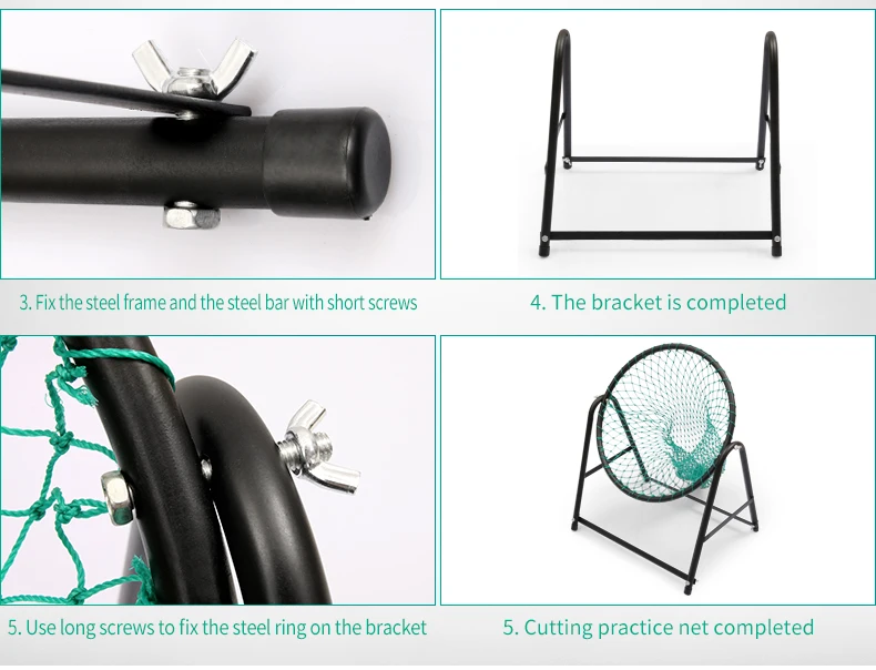 PGM Adjustable Slope Steel Frame Golf Chipping Net