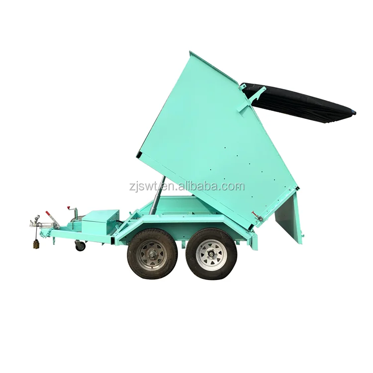 Customized Tandem Axle Skip Bin Tipper Trailer