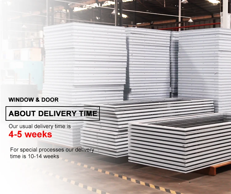 Modern Design House Residential Interior Glass Windows Plastic PVC Windows Thermal Break Double Glazed Windows