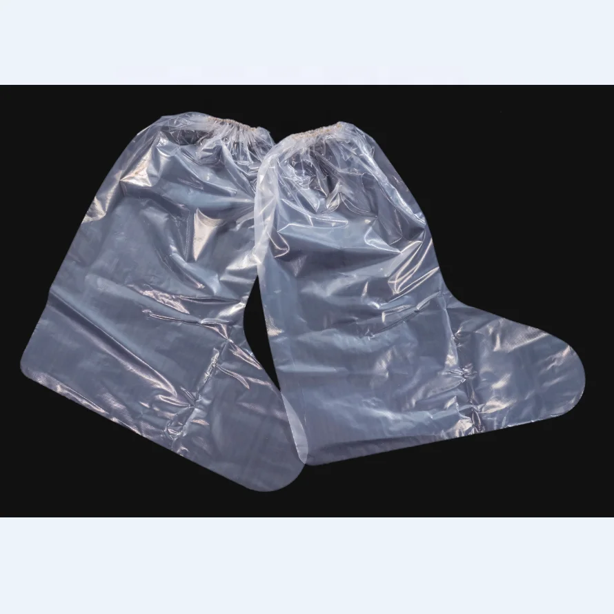 Hot Sale Waterproof Disposable foot Cover PE Boots for Animal Husbandry
