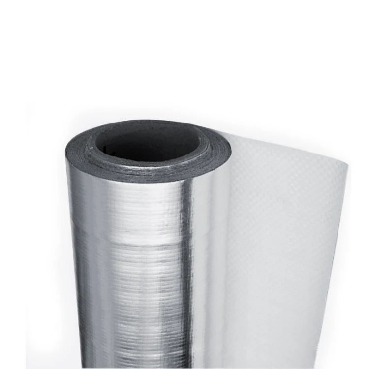 Insulation Material Aluminum Foil Fiberglass Cloth Flame Retardant Building Heat Insulation Aluminum Foil Fiberglass Cloth