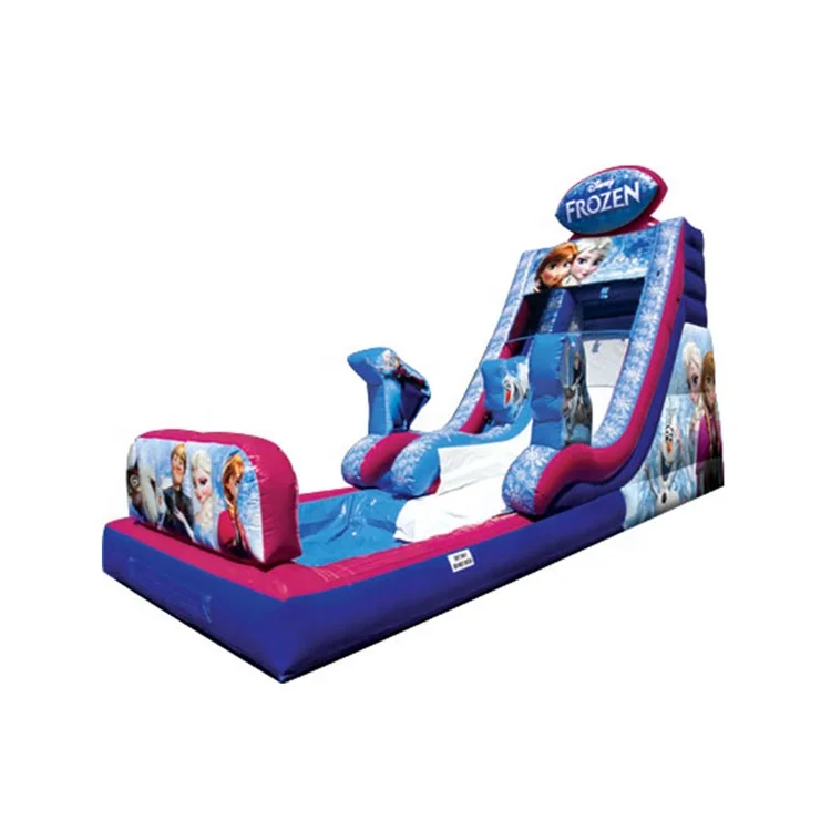 
 Замороженный тематический надувной замок-батут со снегом и льдом, надувная горка с бассейном  