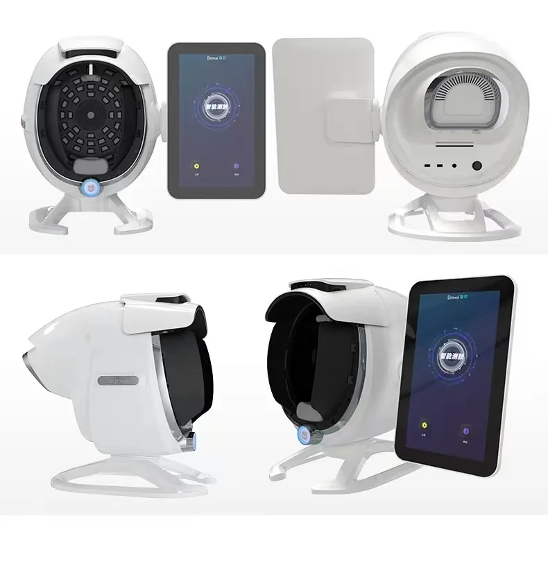 a 2024 Professional Beauty Salon 3d Face Test Camera Magic Mirror Diagnosis Skin Detector Analysis Facial Skin Analyzer Machine