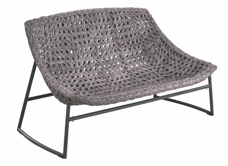 Inexpensive Outdoor Sofas Rattan Wicker  Garden Sofa Set Furniture Waterproof Frame Character Style park building