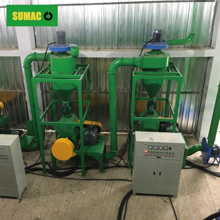 Whole Tire Shredder / Rubber And Plastic Shredder Machine / Wasted Tire Recycling Machine For Rubber Powder