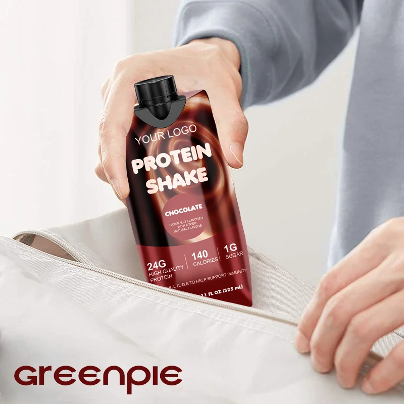 Greenpie Custom Flavor High Protein Support Sports Nutrition Ready to Drink Pre-workout Whey Protein Shake
