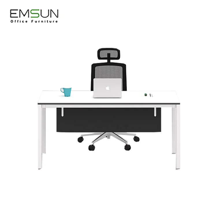 Cheap Price PC Desk Office Furniture Modern Desk in Straight Desktop