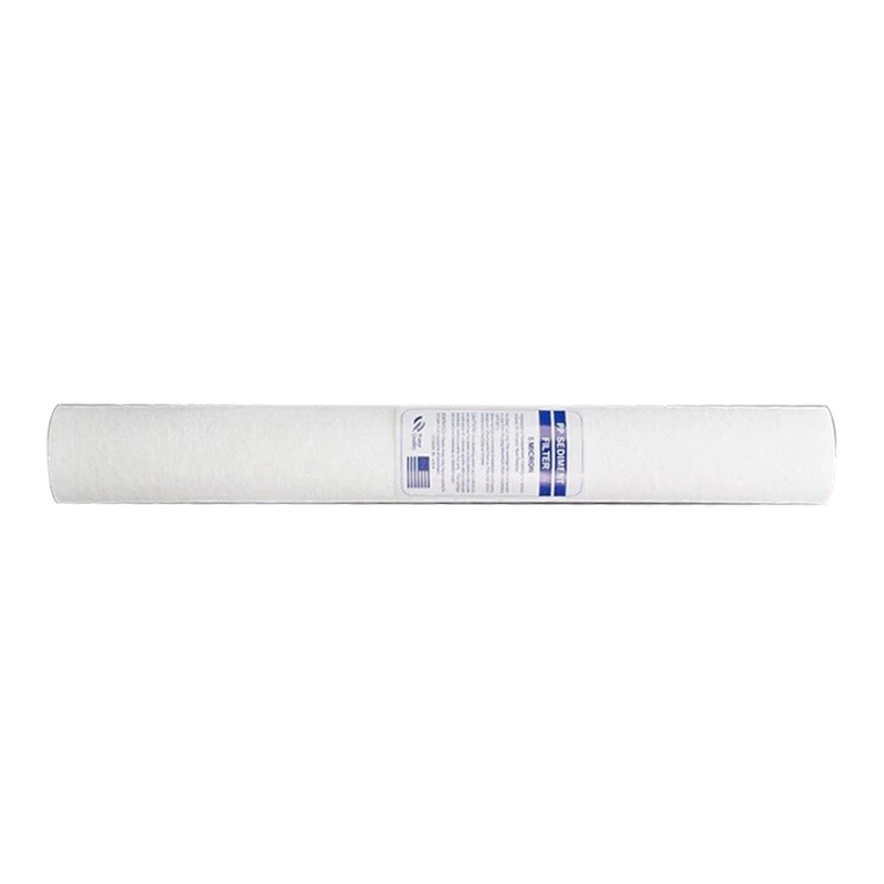 Melt blown PP filter 5 Micron 20 Inch Water Sediment Filter Cartridge For Water Purification Systems