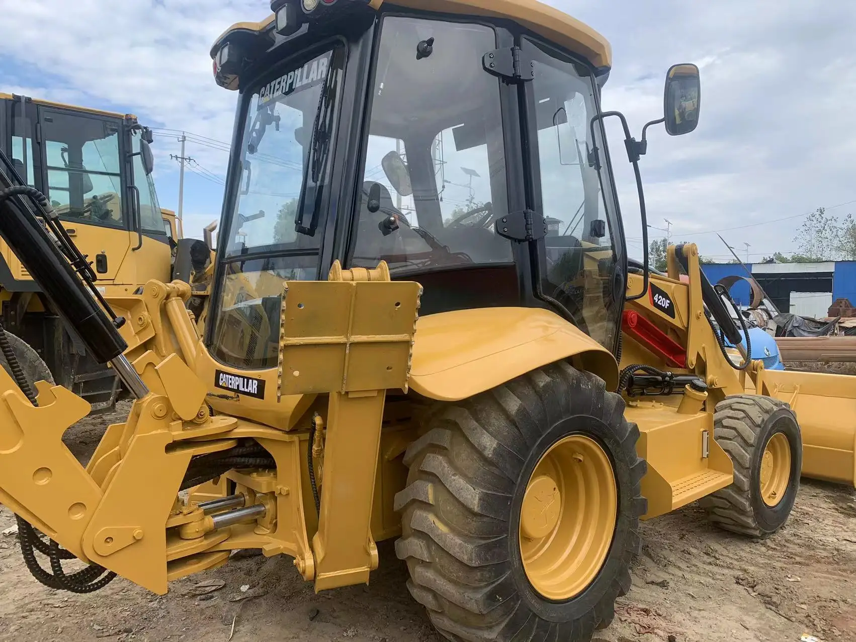 Competitive  price Used CAT 420F CAT Backhoe Loader 420F