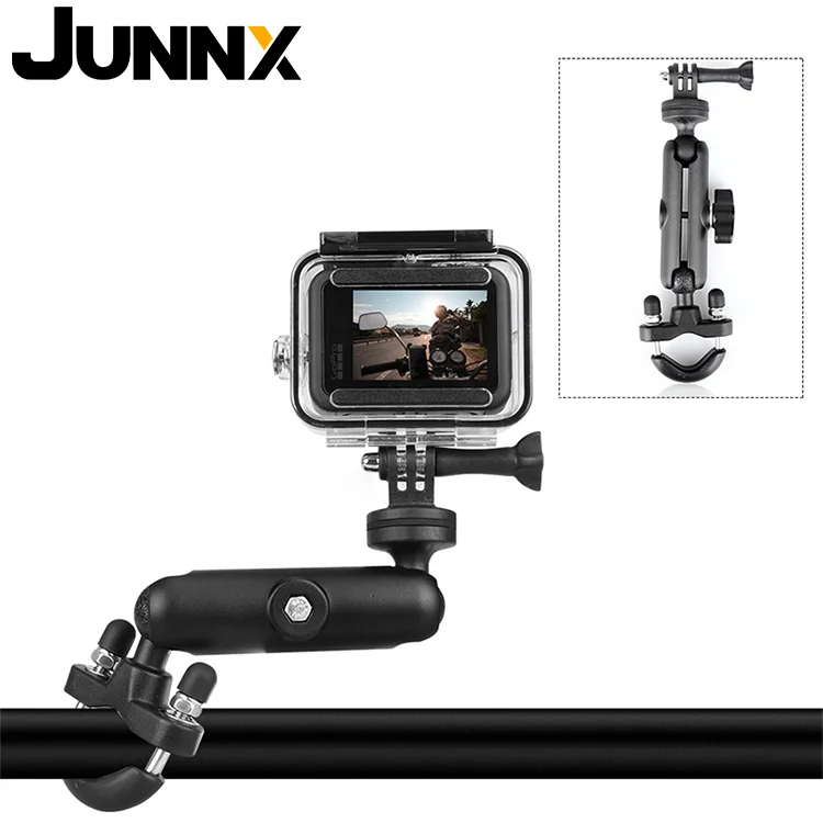 JUNNX Universal Cycling Sports Skeleton Frame Bicycle Bike Motorcycle Mount Holder Clamp Go Pro Bracket for Gopro Hero 10 9 8 7