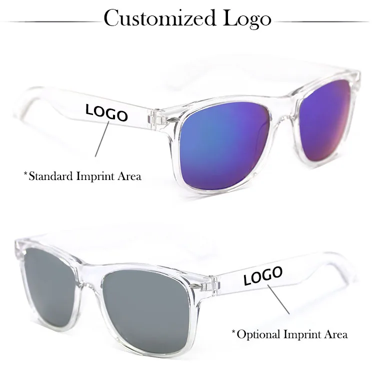 New fashion colorful Mirrored lenses UV400 sunglasses retro classic designer promotion sunglasses