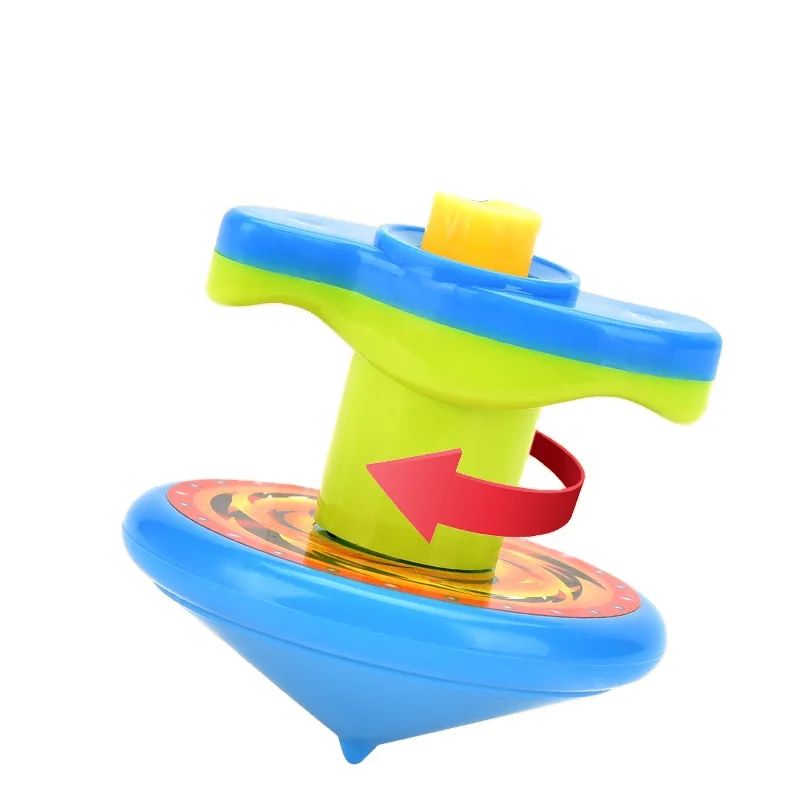 multiful person playing interactive toys 5 in 1  opp bag package ABS gyro wheel toy Spinning Top Stack Up Sets Stacking Toy