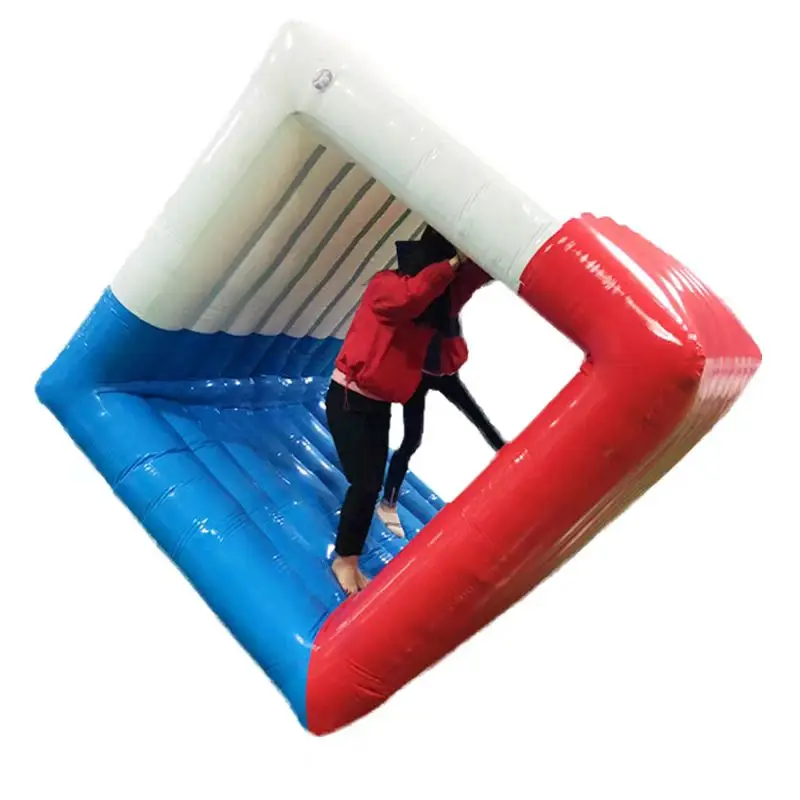 Commercial Interactive Game Team Building Square Rolling Inflatable Human Flip It