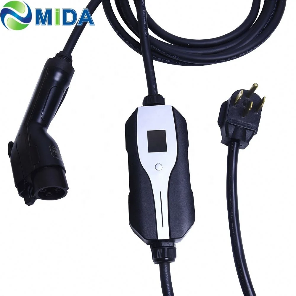 16a/32a MIDA evse portable charger /type 2 ev charger evse wallbox