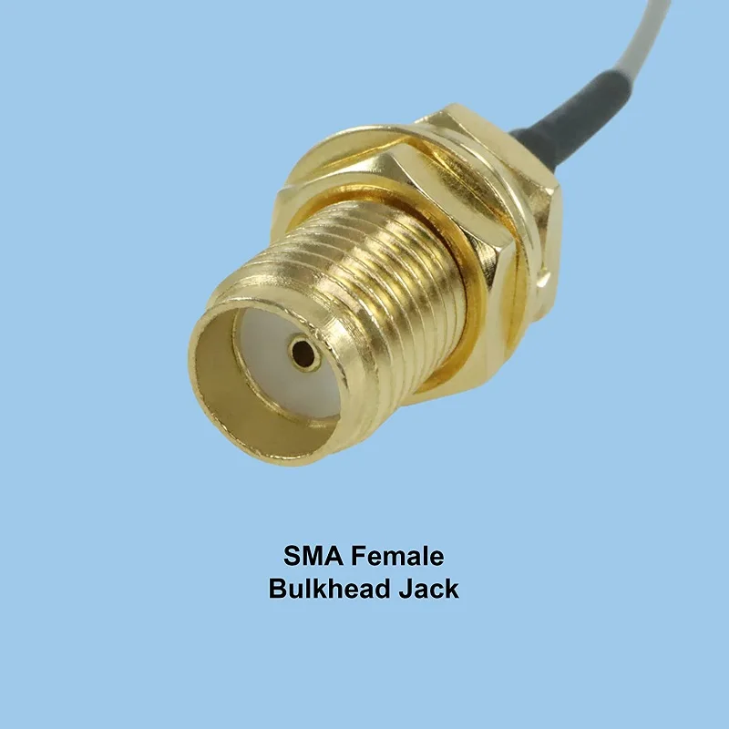 SMA Female To UFL MHF1 Ultra Low Loss 1.37mm Coaxial Pigtail Jumper Cable