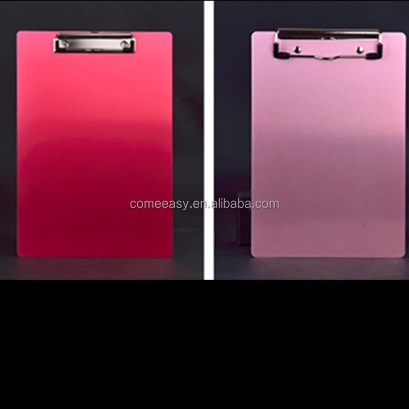 2024 Metal Aluminum Storage A4 Horizontal File Wall Mounted Clipboard Clips for Office