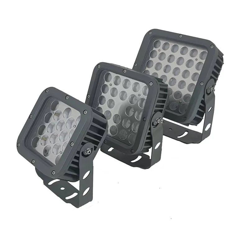 Наружный водонепроницаемый IP65 заводской алюминиевый литье под давлением 3030 3535 PCB 12W18W 24W36W48W54W квадратный светодиодный прожектор корпус