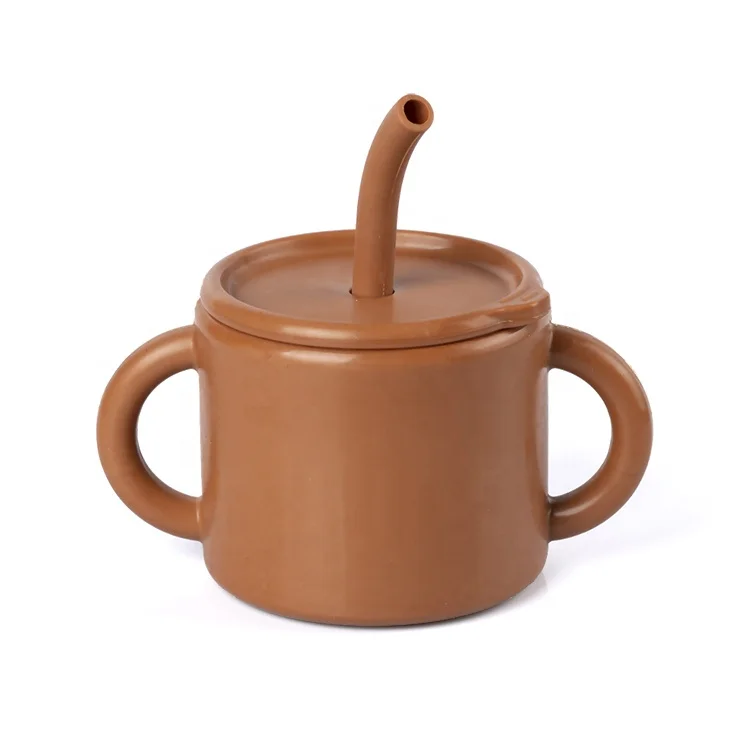 Non-toxic Bpa Free 100% Safety Eco-friendly Silicone Baby Training silicone baby cups