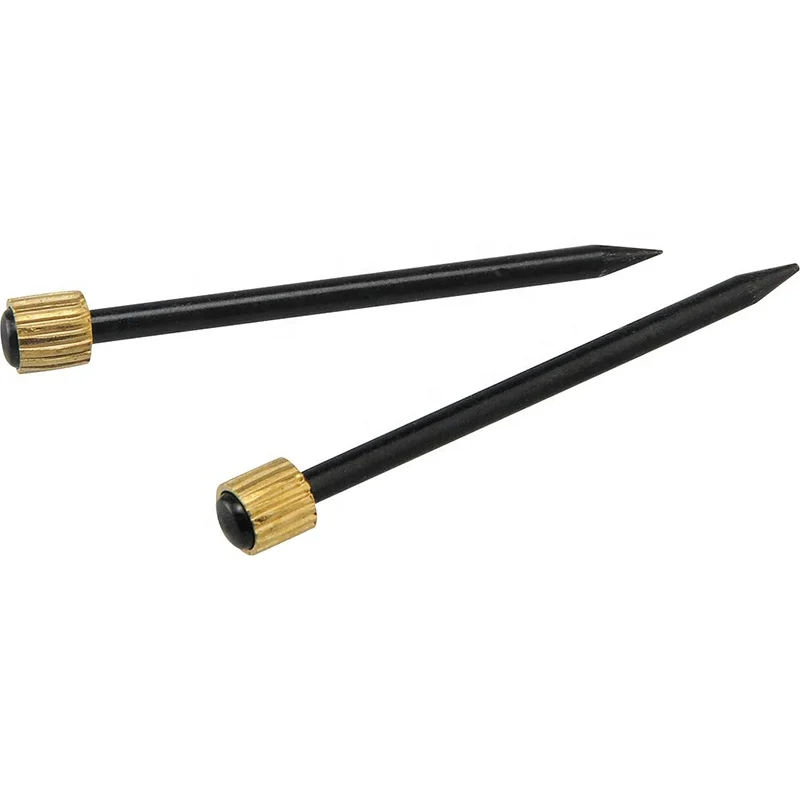 Набор латунных круглых гвоздей с черным покрытием, 100 шт.