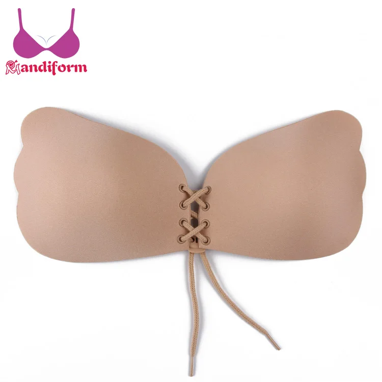 Strapless Adhesive Angel Stick-on Silicone Bra Push Up Bras Skin Wedding Lift It Up Lingerie Angel Goddess Rope Invisible Bra