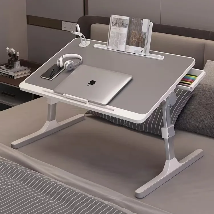Portable Bed Table Laptop Stand Reading Small Desk Adjustable Folding Table Bed Laptop Table With Folding Legs