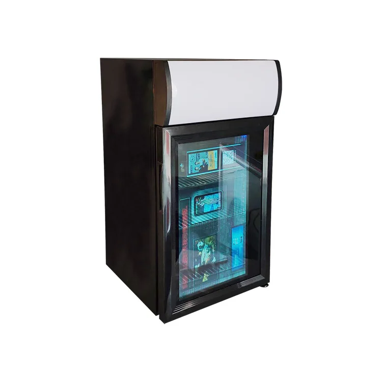 MEISDA SC52B 52L Single Door Mini Display Caviar Refrigerator Single-Temperature Cooler with ETL Certified