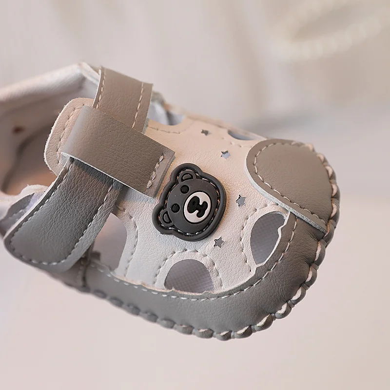 Summer Walking Shoes Soft Soles Cartoon Baby Boy Sandals 1 Year Baby Sandal Shoes Newborn Shoes