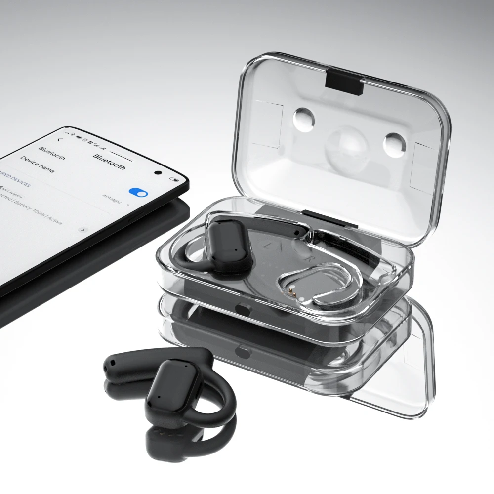 High Quality Sound Hearing Protection Headset Open Ear Bluetooth Sport Earbuds Wireless Waterproof headphones