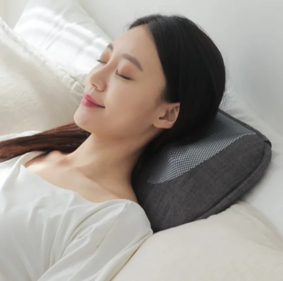 Wireless Shiatsu Back and Neck Massager by USB, Kneading Massage Pillow Body CE ROHS KC FCC