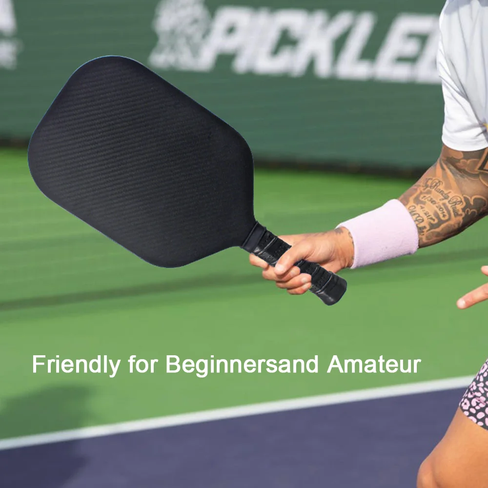 Professional Thermoforming Edgeless Pickleball Paddles Producer 16mm Toray T700 Widened Carbon Fiber Pickleball Paddle