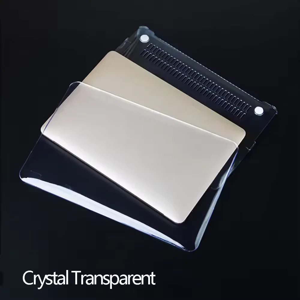 Laptop Case  for MacBook Pro Air 2024 M2 M4 Transparent Matte Ultra Thin  Cover Protective Laptop Colorful Cases