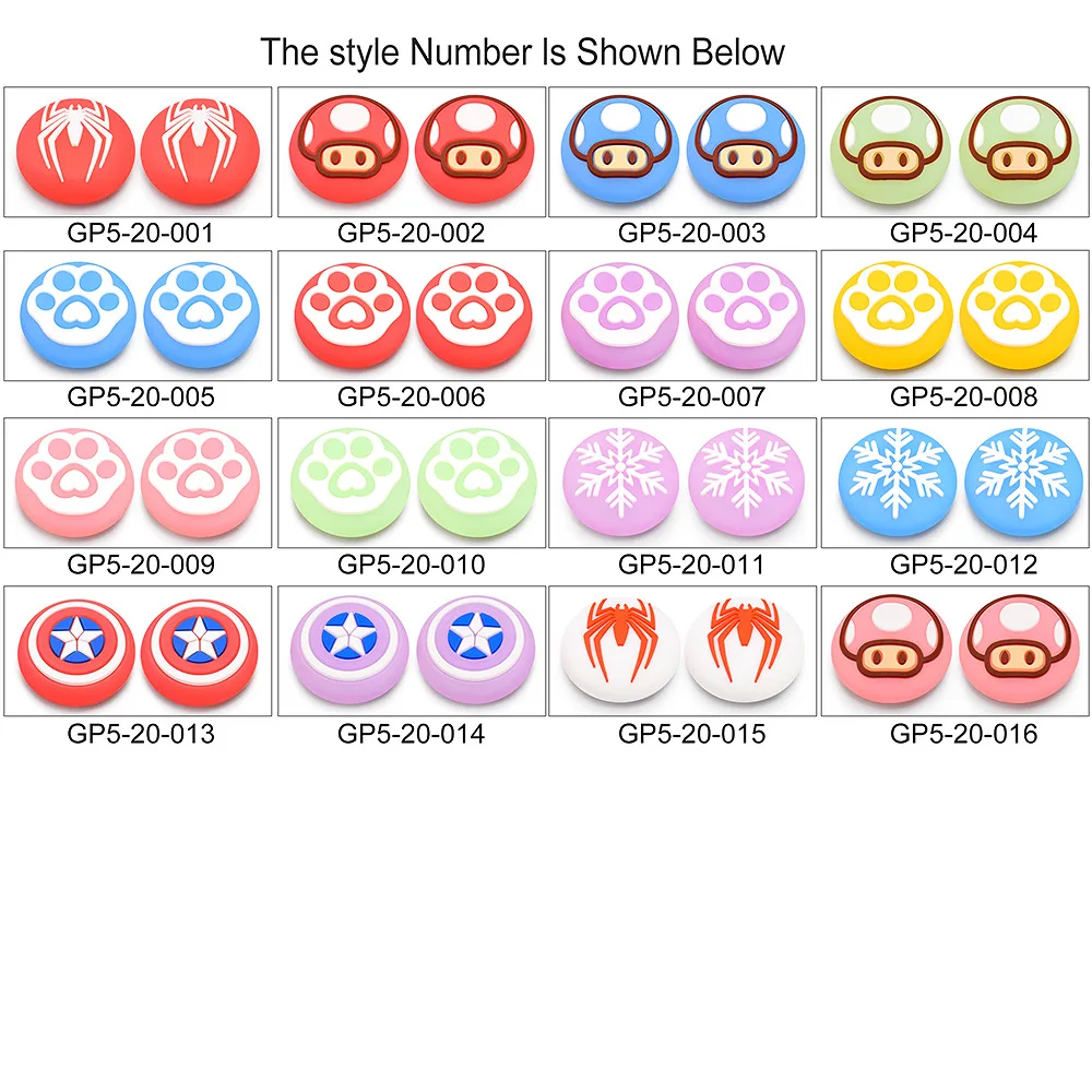 Glow Luminous Thumb Stick For Sony Playstation 5 Soft Silicone Controller Thumb stick Accessory Grip Caps For PS4 PRO XBOXONE