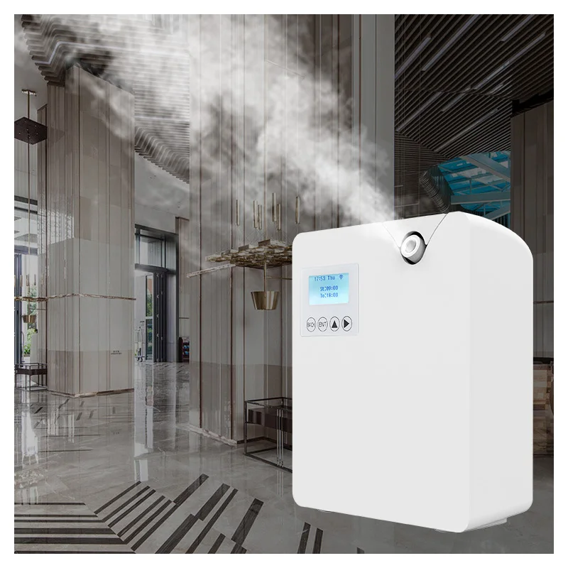 Hotel lobby 300ml large area WiFi hvac air aroma machine commercial fragrance nebulizer waterless essential oil scent diffuser