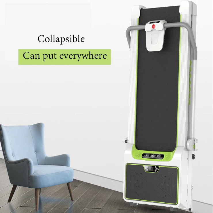 Home gym exercise collapsible retractable automatic mechanical fitness treadmill