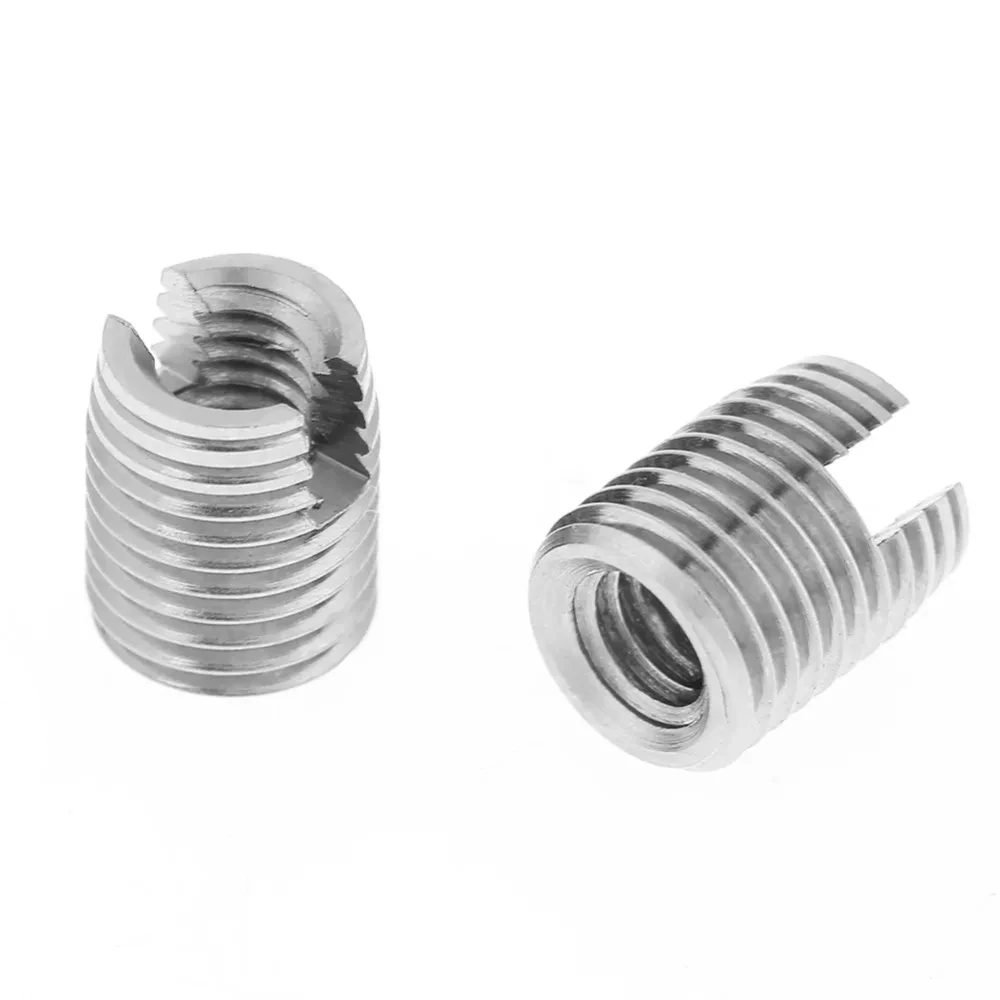 Nimonic 90  self-tapping bushing M4 Thread Insert self-tapping screw sleeve, M4 inner and outer teeth slotted nut
