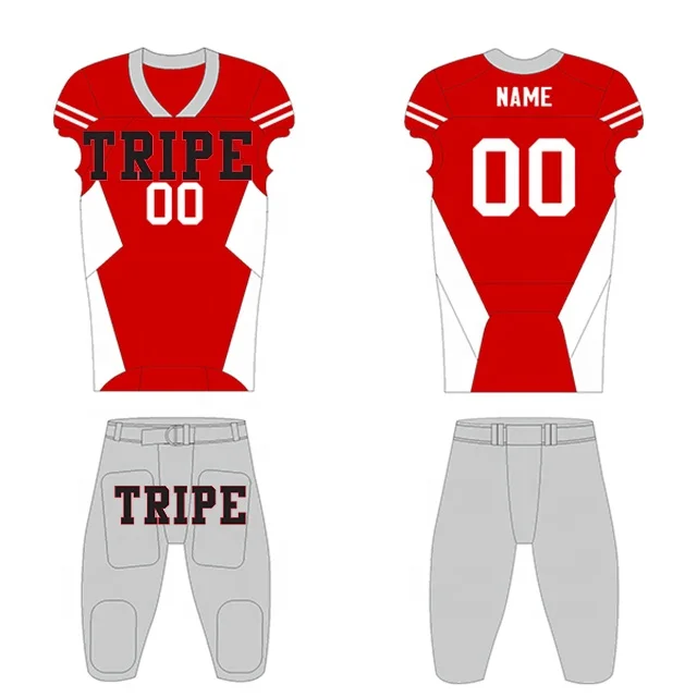 American football wear, American football jersey set