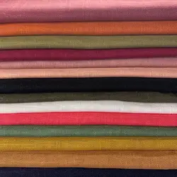 China Suppliers Linen Rayon Blend Fabric Linen Fabric For Garment