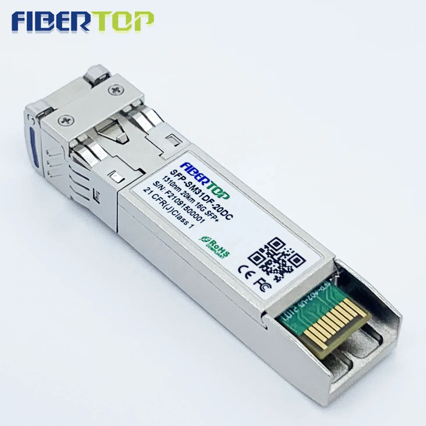 Волоконно-оптический модуль приемопередатчика Fibertop 16G SFP + 1310 нм 20 км для сетевых интерфейсных карт