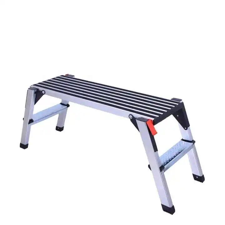 Hot selling aluminum multipurpose working ladder  folding work platform Ladder