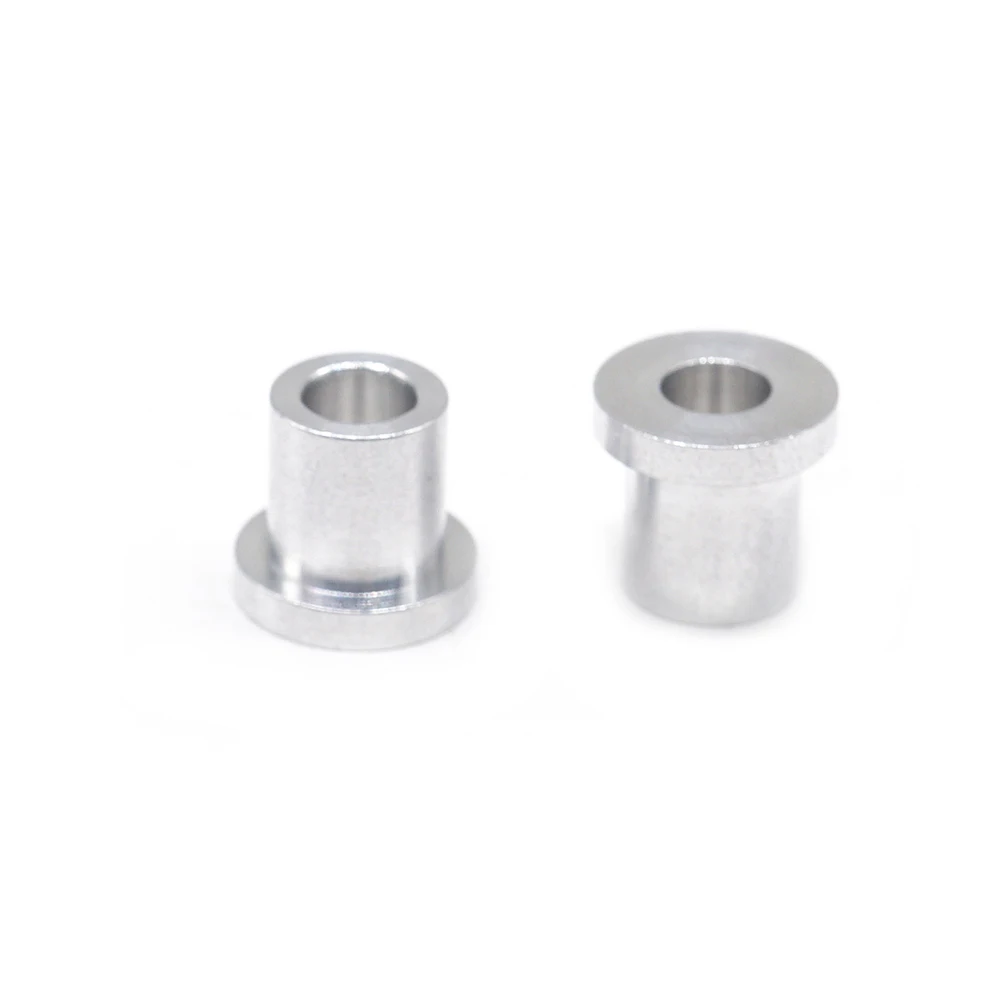 CNC Turning Stainless Steel Hollow Tube End Bushing with Flat Washer Automatic Transmission Shift Tube Bushing