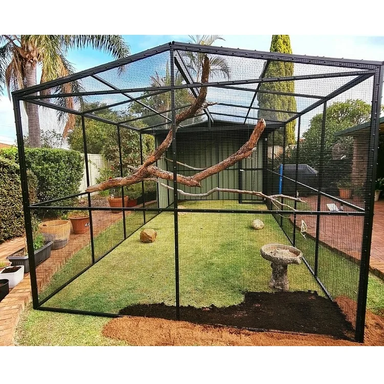Bird Rabbit Cages Wholesale Chain Link Pet House & Welded Dog Kennels Large Outdoor Dog Backyard Runs For Sale
