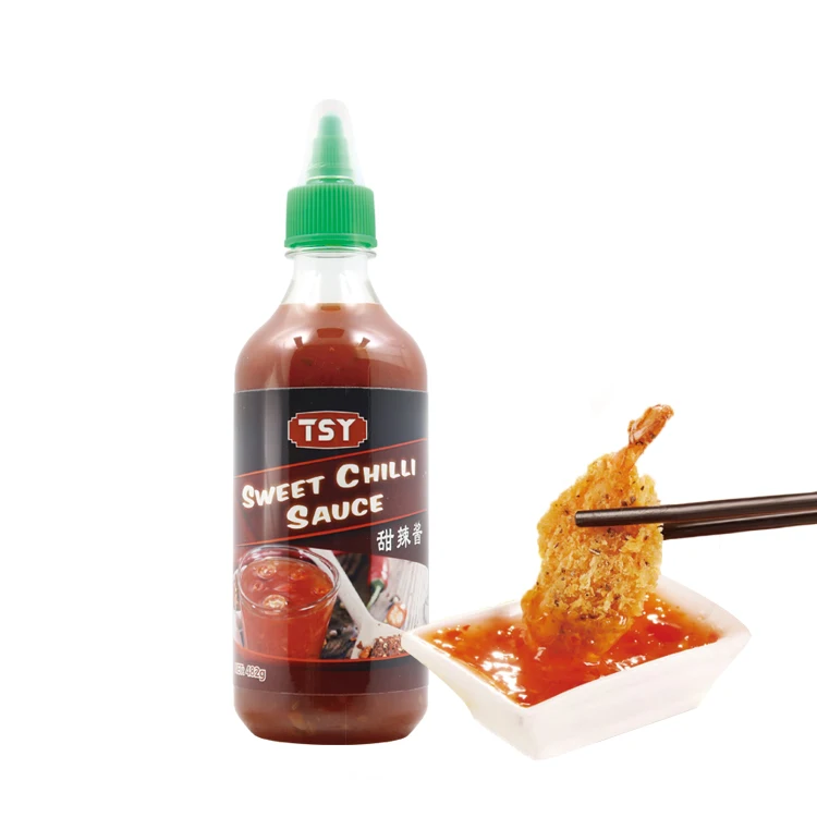 Wholesale Food Restaurant Seasoning Chili Sauce Plastic Bottle Sweet Chili Sauce For Supermarket