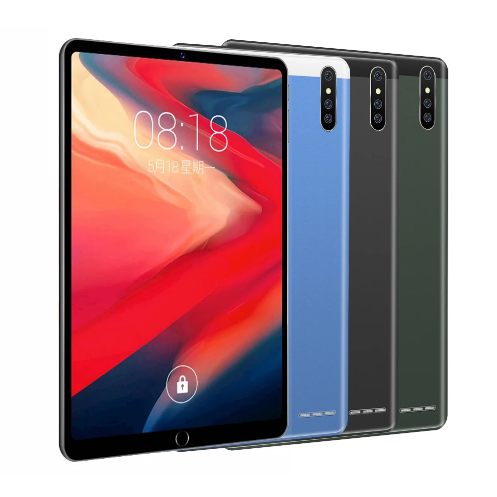 Горячая Распродажа! 10 1 дюймов планшет 8GB + 256GB двойная Операционная 8MP 13MP Tablet PC 4G 6600mAh аккумулятор большой емкости портативный андроид